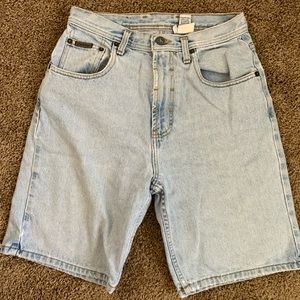 Vintage Calvin Klein Made in USA High Waisted Denim Shorts